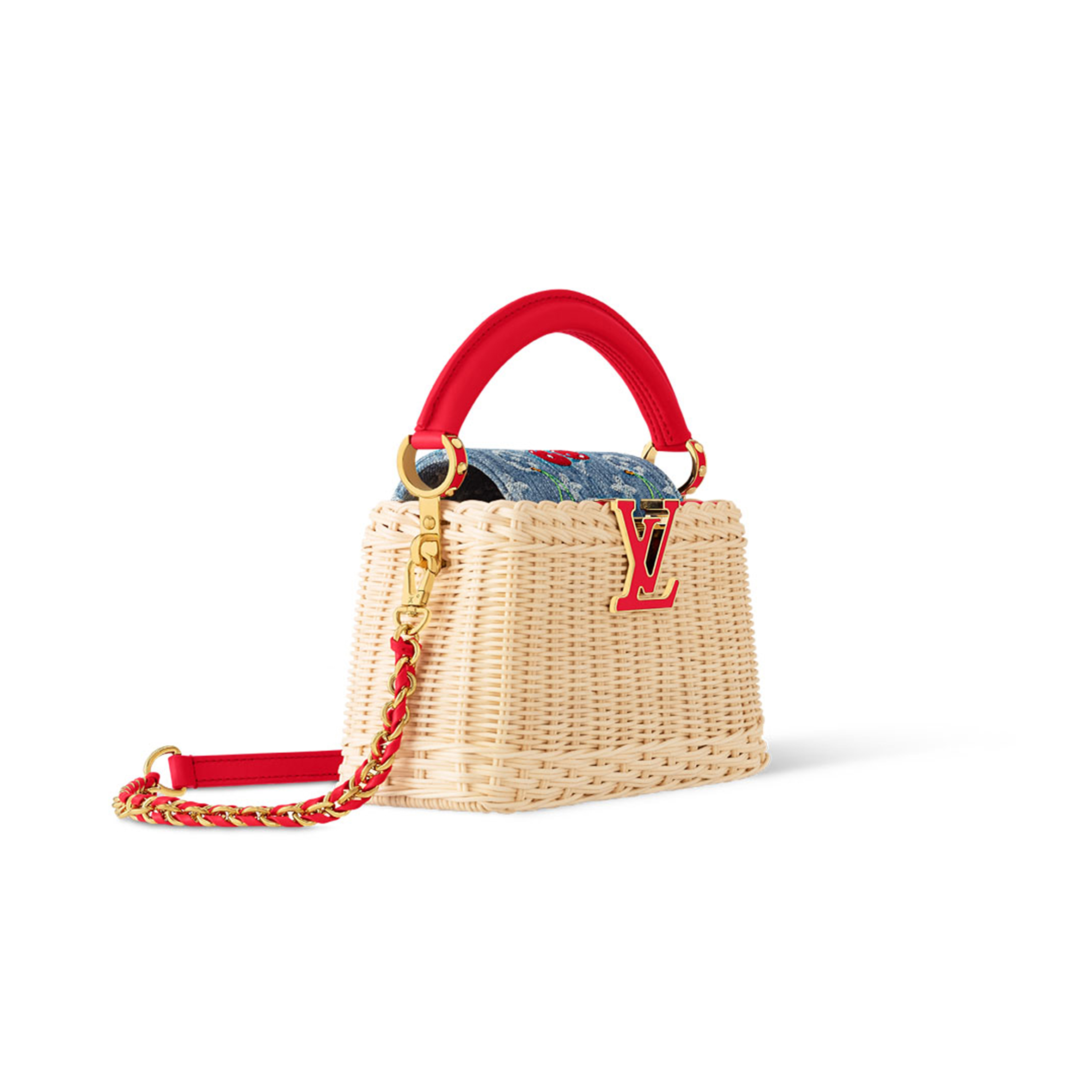 l0*is V*t0n murakami lv x tm capucines bb m14295 (27*18*9cm)